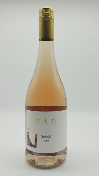 Weingut Braun ► Secco Rosé 0,75 L Perlwein, prickelnd