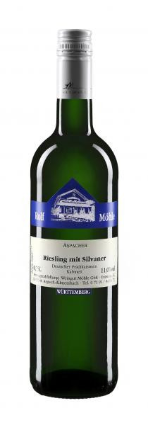 2019 Aspacher Riesling mit Silvaner Spätlese 0,75 L feinherb - Weingut Möhle