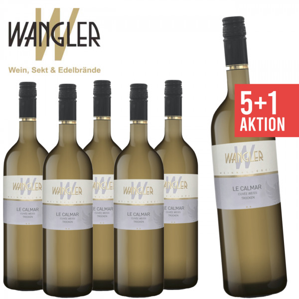 6 x "Le Calmar" Weisswein trocken 0,75 L ► Wangler