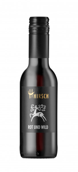Hirsch ► "Rot und Wild" Rotwein trocken 0,25 L