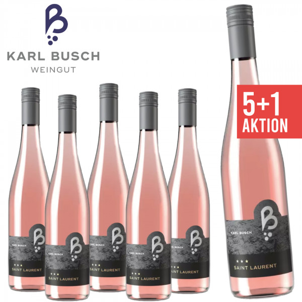 6 x Saint Laurent Rosé trocken 0,75 L ► KARL BUSCH