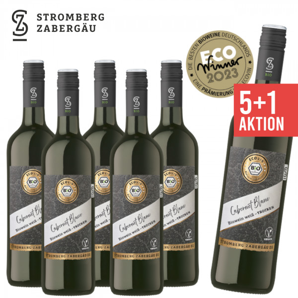 Stromberg-Zabergäu ► 5+1 Cabernet Blanc trocken 0,75 L Weisswein, Biowein, Vegan