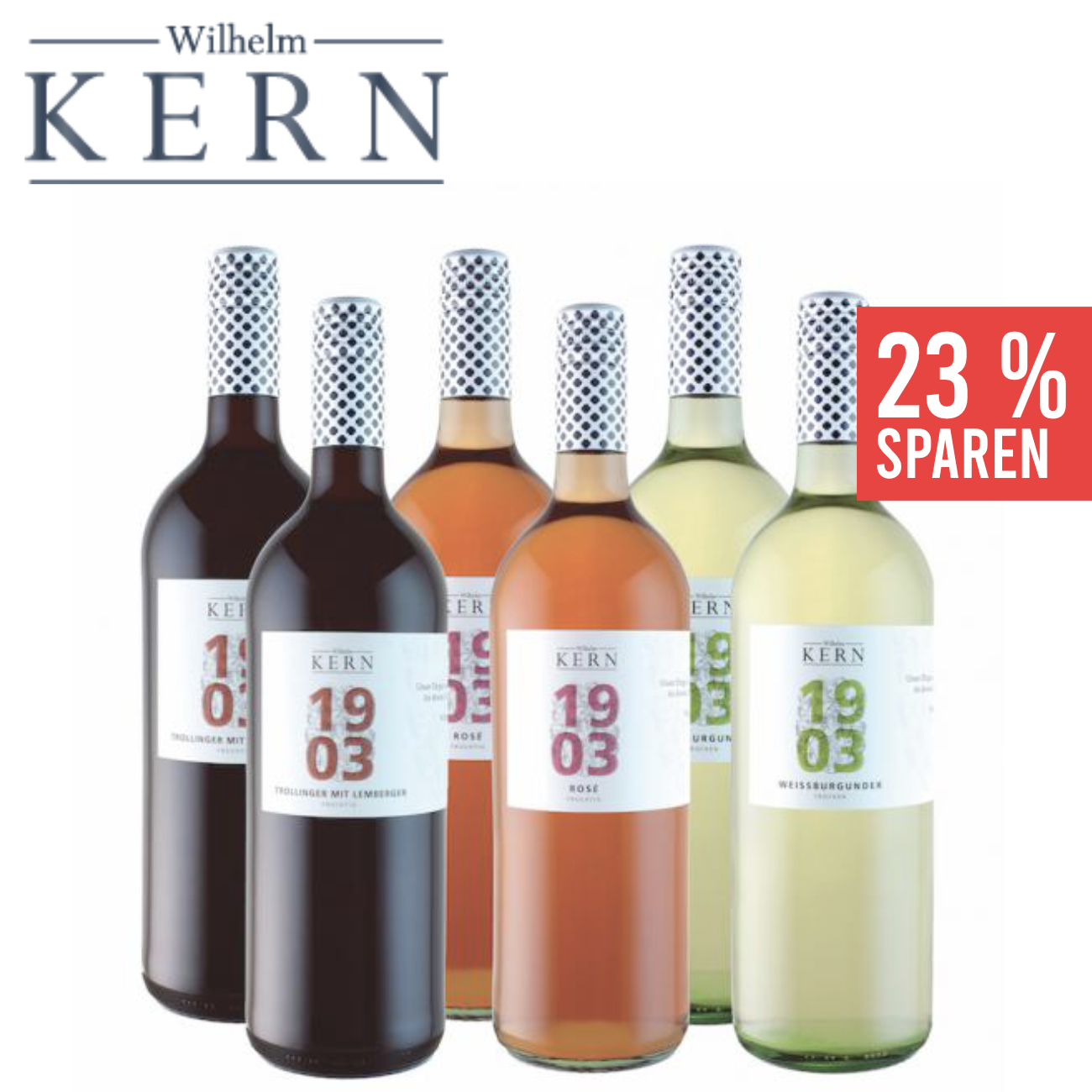 Schwabenfreude 6 x 1,0 L Weinpaket - Wilhelm Kern