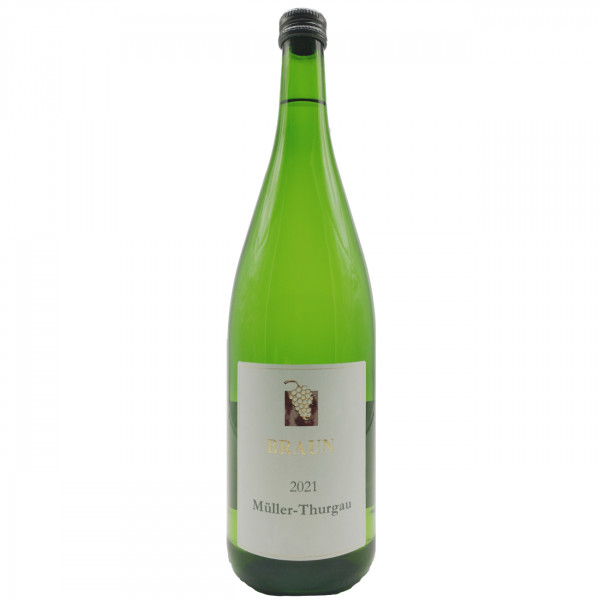 Weingut Braun ► Müller-Thurgau 1,0 L Weißwein, halbtrocken