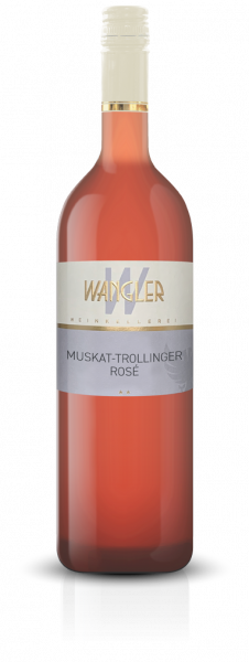 2023 Muskat-Trollinger Rosé feinherb 0,75 L - Weinkellerei Wangler