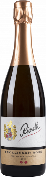 2018 Trollinger Rosé Sekt brut 0,75 L klassische Flaschengärung - Weingut Rienth