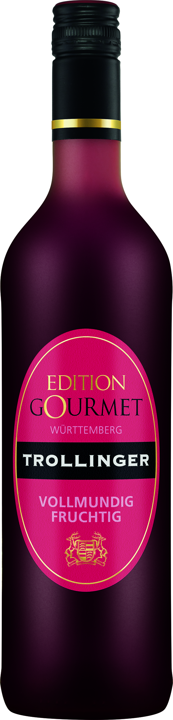 Edition Gourmet Trollinger Vollmundig Fruchtig 0,75 L - Rotwein, Württemberg, WZG