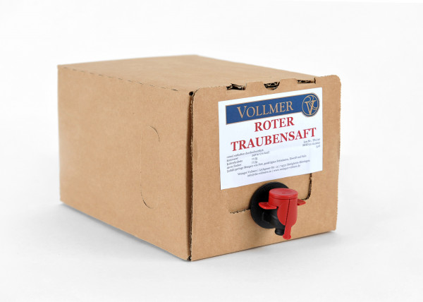 Roter Traubensaft 3,0 L Bag-in-Box ► VOLLMER