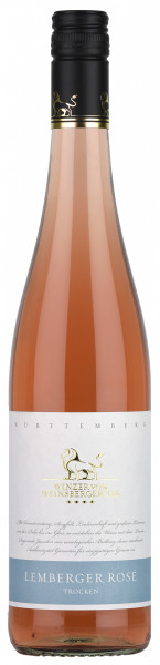 Lemberger Rosé trocken 0,75 L Rebsortenlinie ►Weinsberger Tal