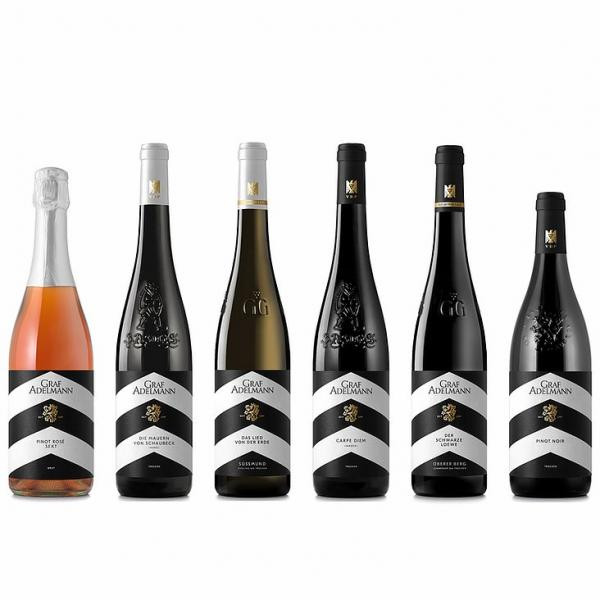 EXKLUSIVER WEINGENUSS - 6 x 0,75 L Wein & Sekt - Weingut Graf Adelmann VDP