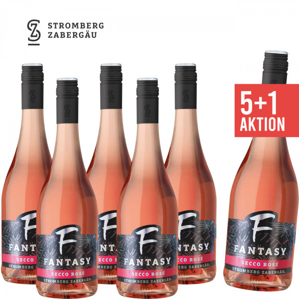 5+1 Secco Rosé "Fantasy" 0,75 L ► Stromberg-Zabergäu 