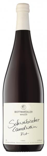 Schwäbischer Landwein 1,0 L Rotwein halbtrocken - Bottwartaler Winzer