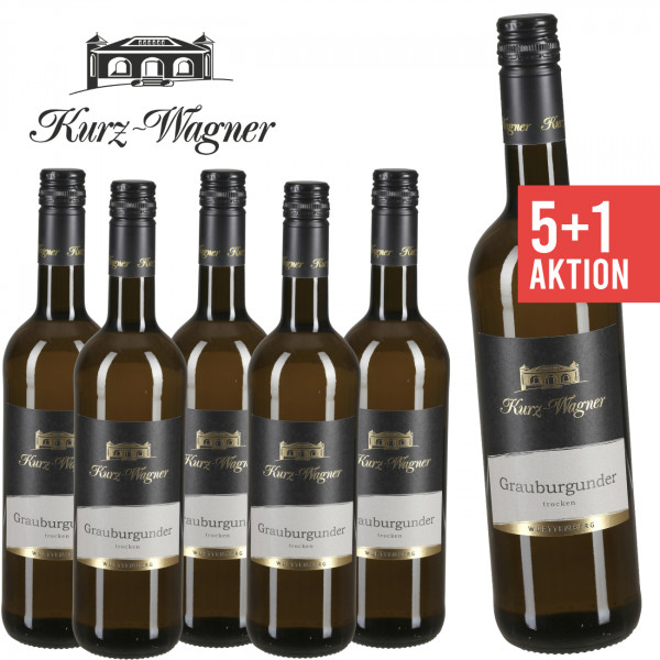 5+1 Grauburgunder trocken 0,75 L - Weingut Kurz-Wagner