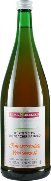 Schwarzriesling Weissherbst 1,0 L ► Klaus Haberkern