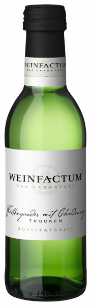 Weißburgunder mit Chardonnay trocken, 0,25 L - WEINFACTUM