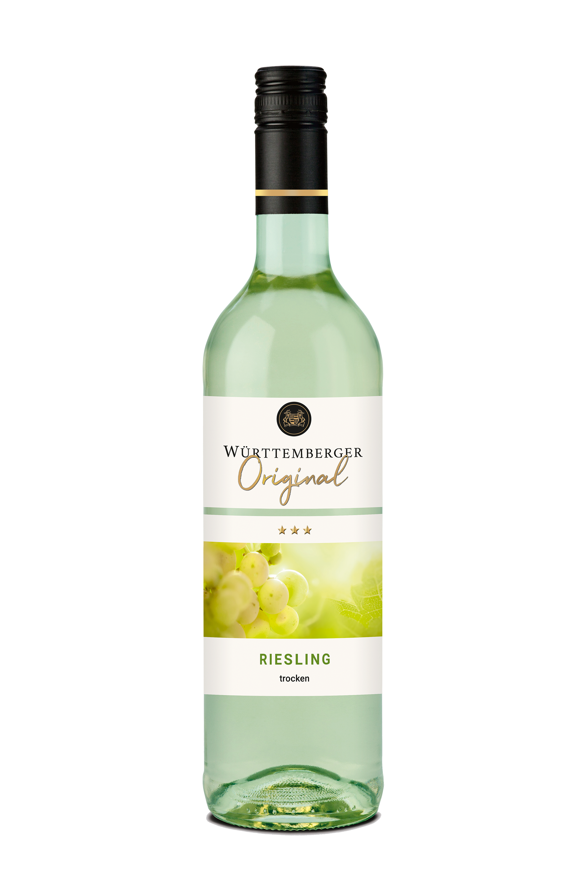 Württemberger Original Riesling trocken 0,75 L - Weisswein, Württemberger Wein, Qualitätswein