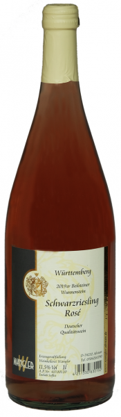 2023 Schwarzriesling Rosé 1,0 L - Weinkellerei Wangler