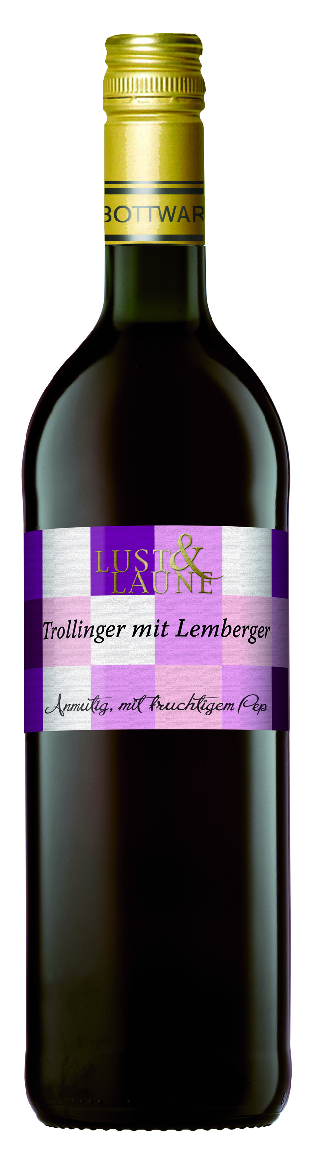 Lust & Laune Trollinger mit Lemberger 0,75 L - Bottwartaler Winzer