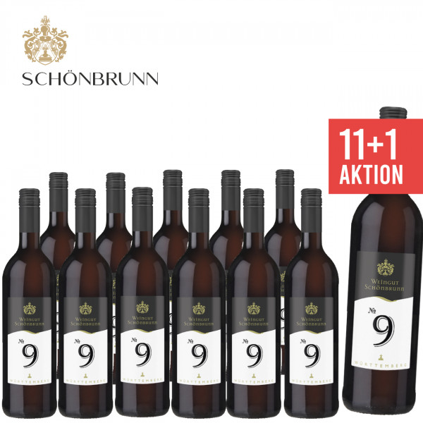 11+1 No. 9 Rotwein trocken Acolon 0,75 L ► Schönbrunn ★ Angebot