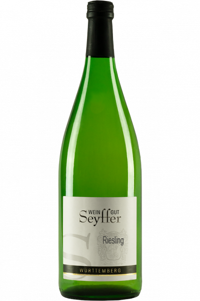 Seyffer ► Riesling 1,0 L Weißwein, halbtrocken, Literflasche
